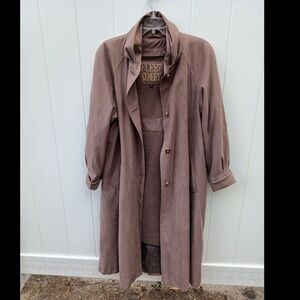 Fleet Street Any Weather Trench Rain Coat Removable Lining Size 10P